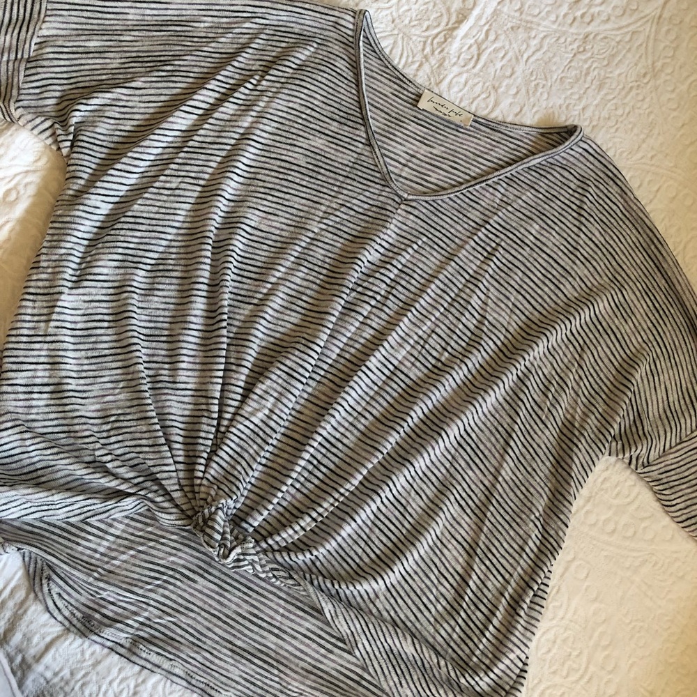 Striped long sleeve T-shirt